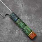 8" VG10 Damascus Chef Knife — Colored Wood Handle