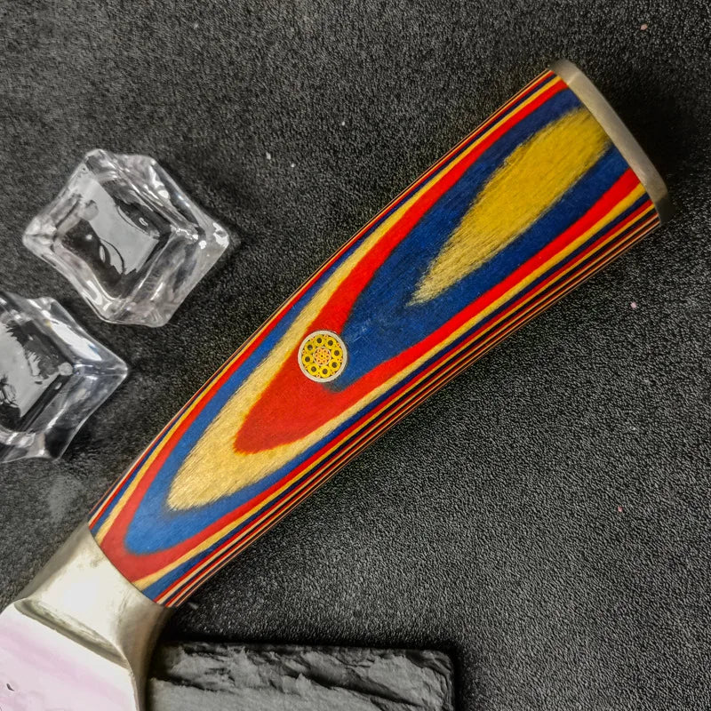 TJ POP 7" Hammer-Forged Nakiri Knife — German Steel