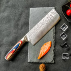 TJ POP 7" Hammer-Forged Nakiri Knife — German Steel