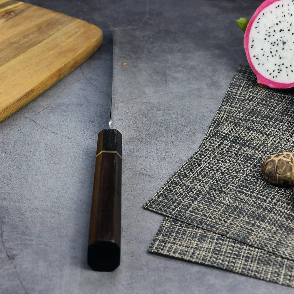 VG10 Gyuto Chef Knife — Mirror Finish, Ebony Handle