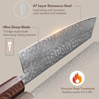 8.2" Kiritsuke Chef Knife — Handmade Damascus Steel