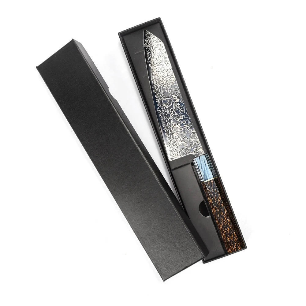 Multi-Functional Damascus Chef Knife — Three-Edge Blade