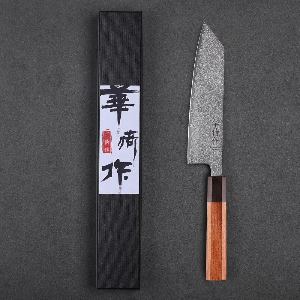 7" Handmade Kiritsuke Knife — Damascus Steel